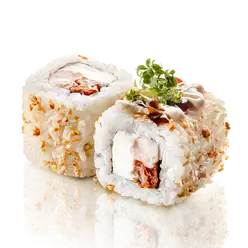 Ролл с креветкой и вялеными томатами