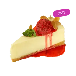 Чизкейк с клубникой