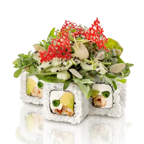 Фреш Ролл с угрем и цедрой лайма